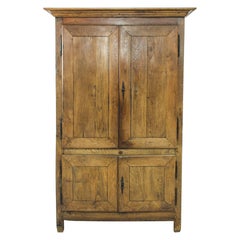 19th Century French Country Oak Cabinet