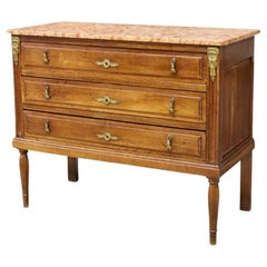19th Century French Country Oak Commode