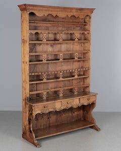 19th Century French Country Plate Rack