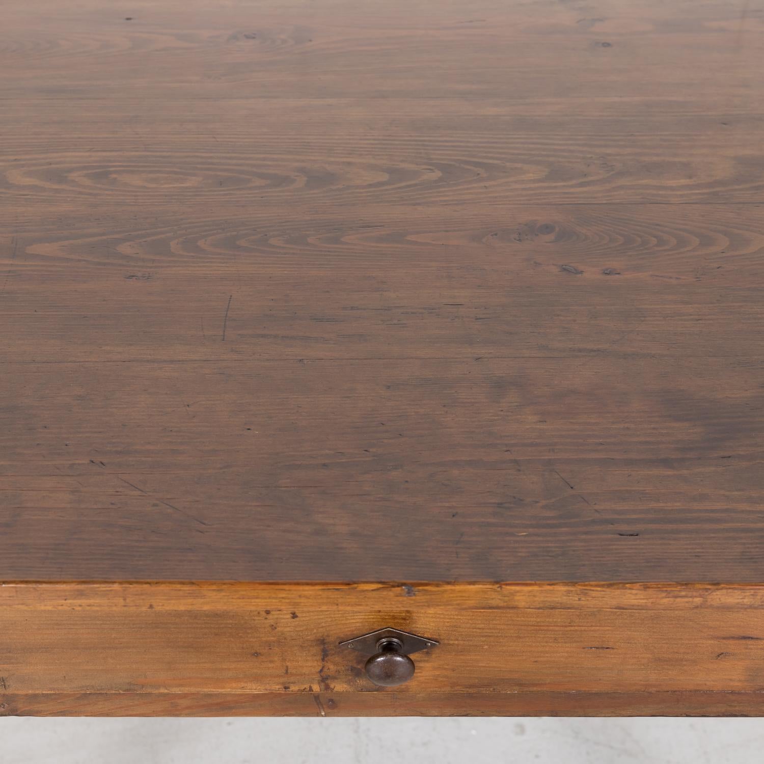 19th Century French Country Side Table or Work Table 1