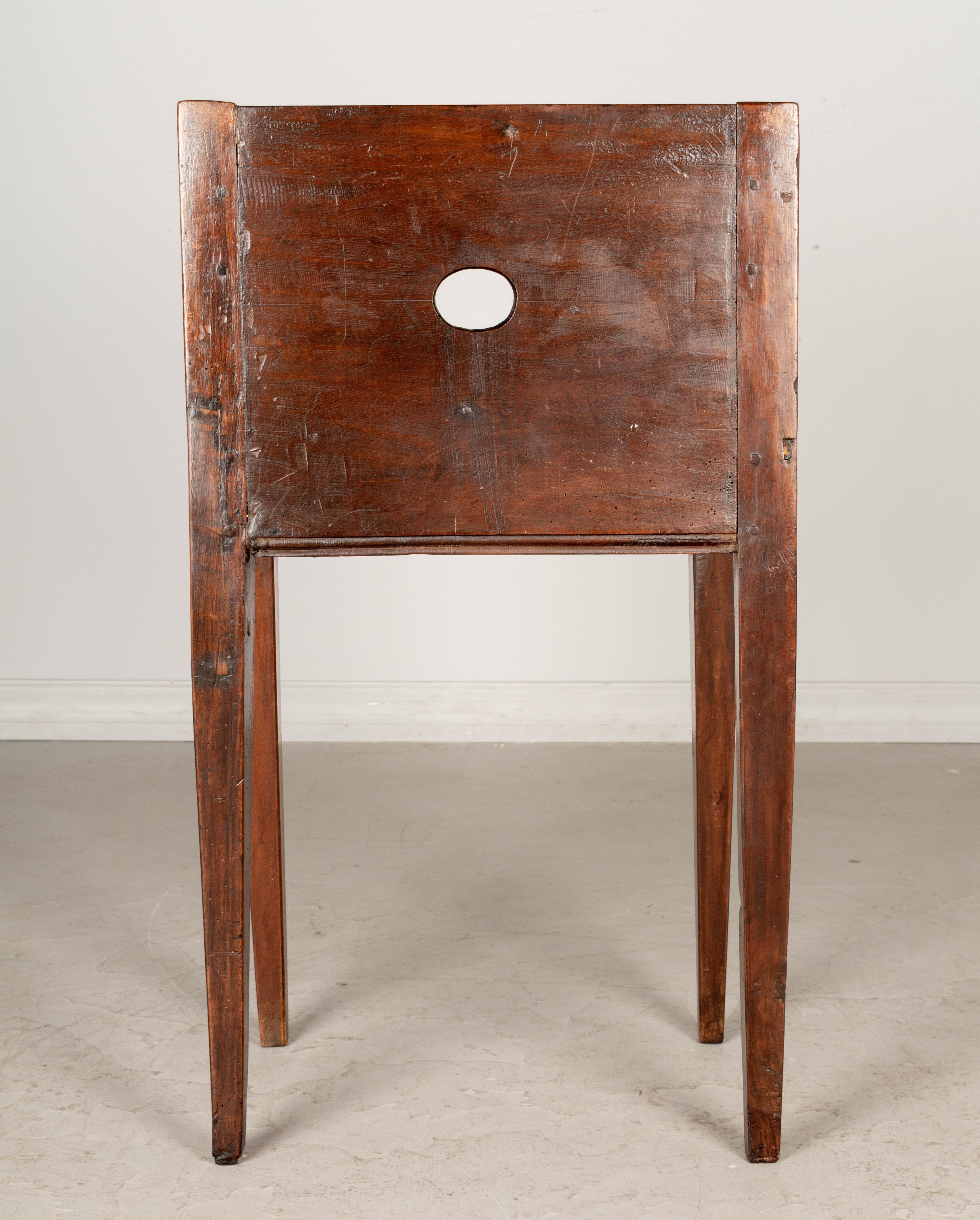 Hand-Crafted 19th Century French Country Side Table