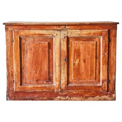 Antique 19th Century French Country Sideboard Cabinet