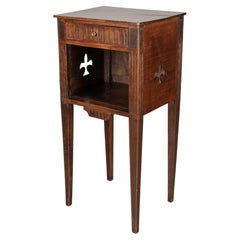Antique 19th Century, French Country Walnut Side Table