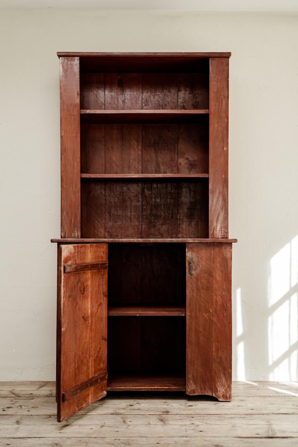 19th Century French Countryhouse Bookcase/Cupboard For Sale 1