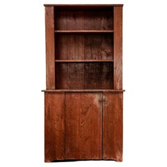 Bibliothèque/armoire de campagne française du 19e siècle