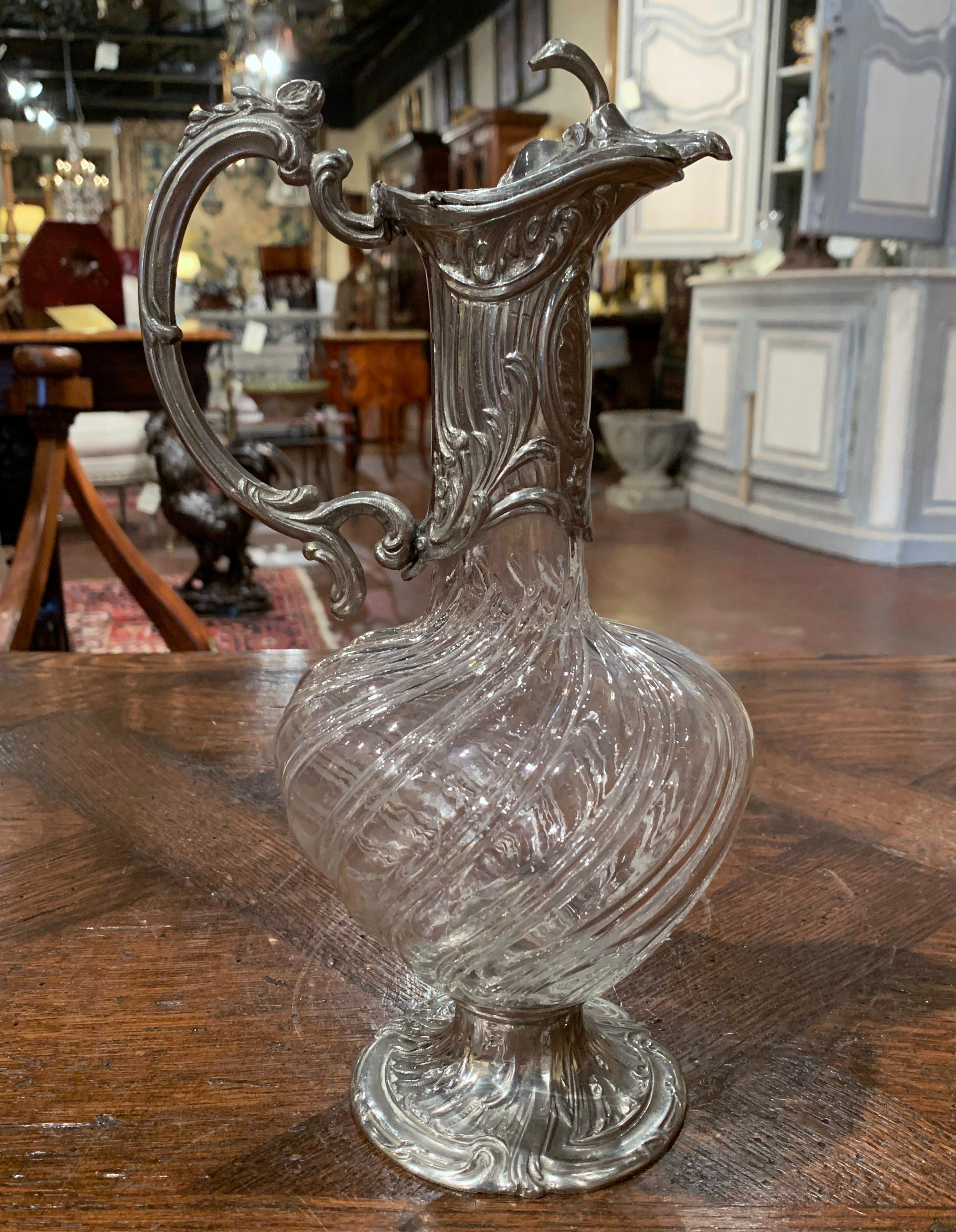 pewter wine decanter