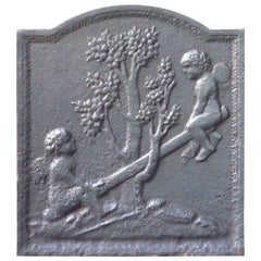 19th Century French 'Cupids' Fireback