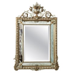 19th Century French Cushion Mirror