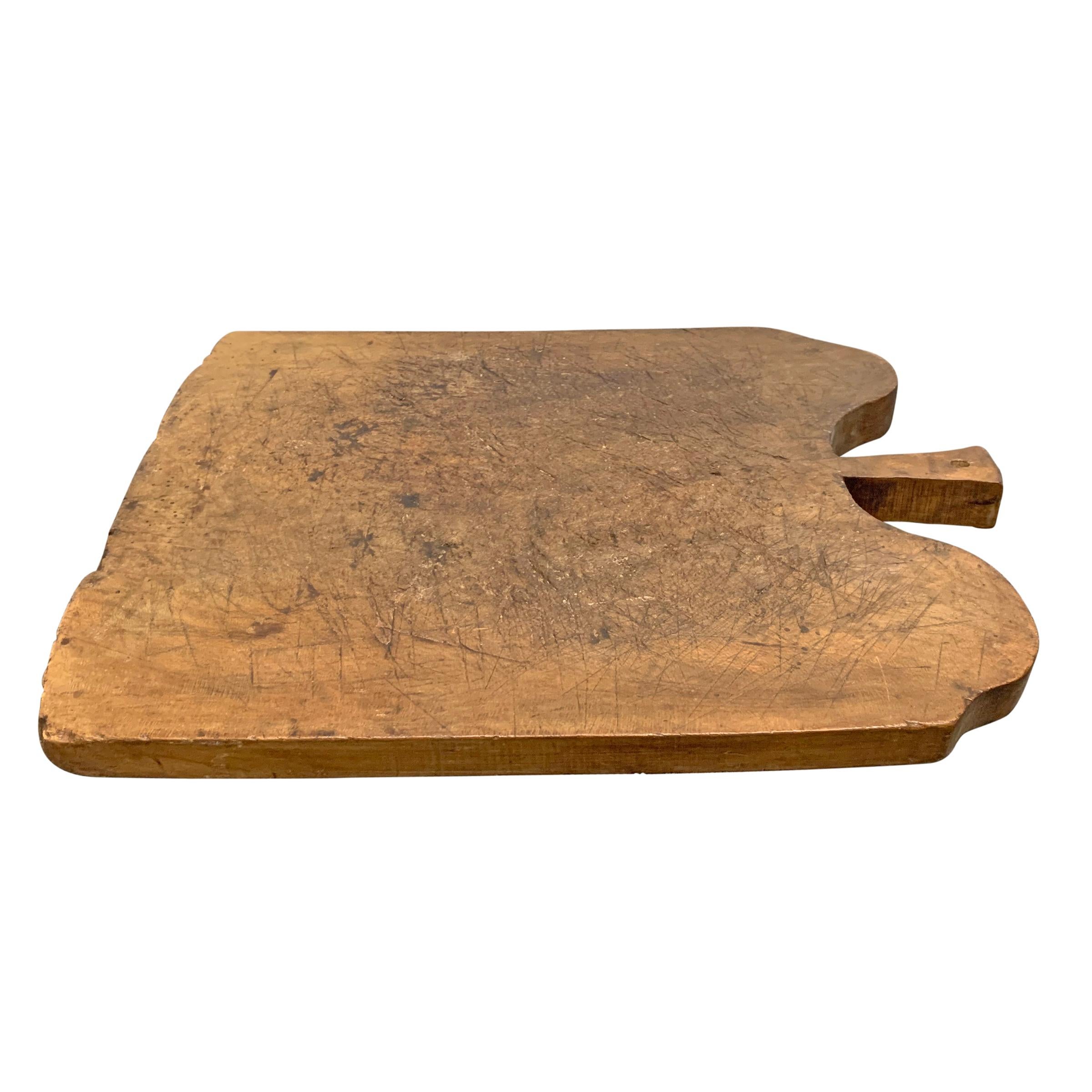 Hand-Carved 19th Century French Cutting Board