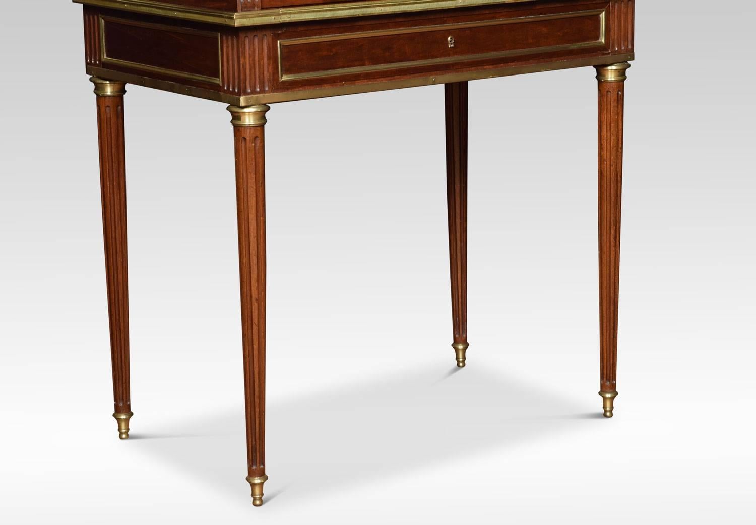 19th century French cylinder writing desk 4