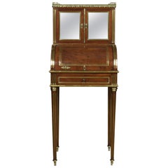 19th Century French Cylinder Writing Desk