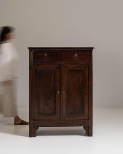 19th Century French Dark Brown Neoclassical Cabinet in Originall Patina