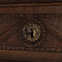 Französisches Renaissance-Buffet aus dem 19. Jahrhundert in Dunkelbraun mit Originalpatina