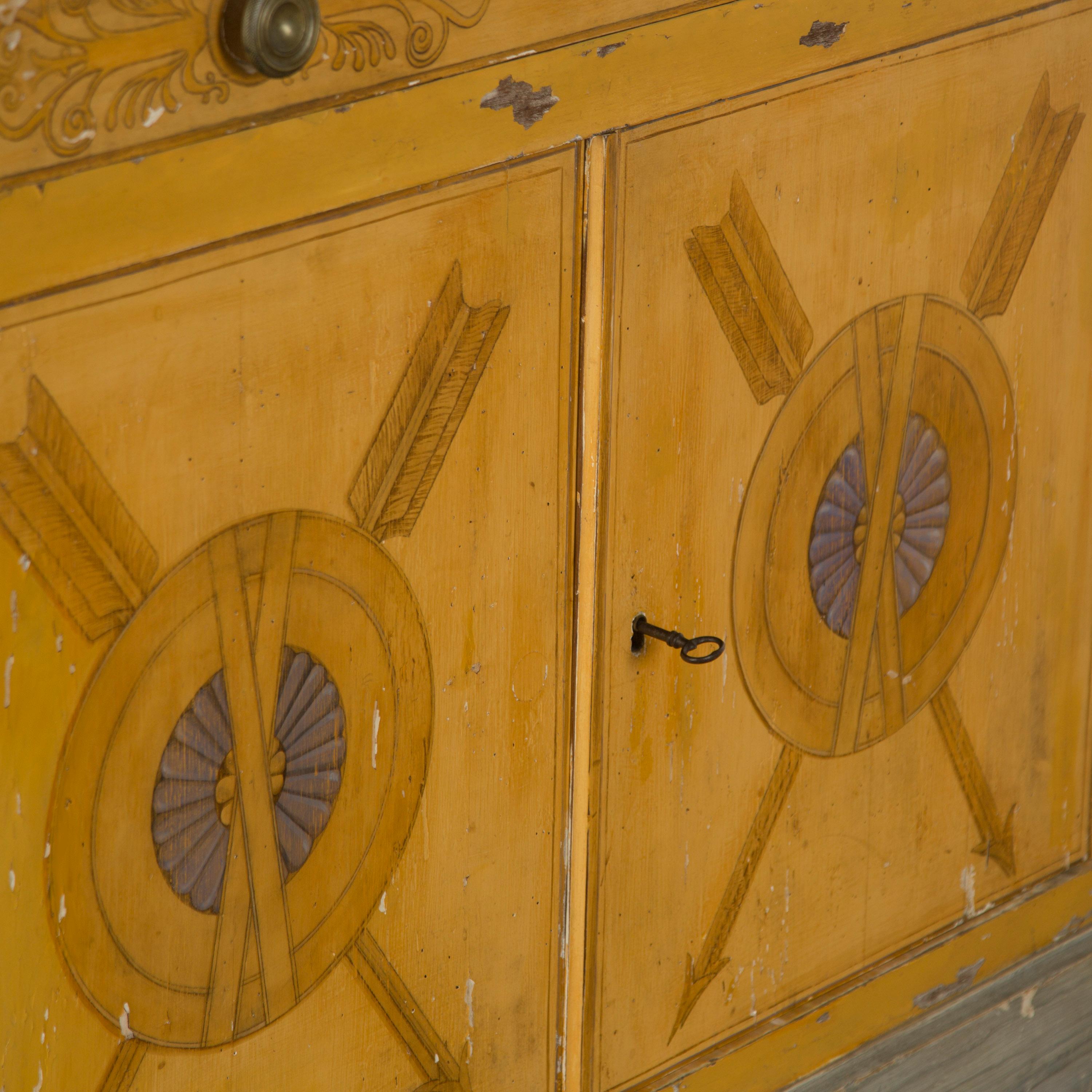 19th Century French Decorated Cabinet In Good Condition In Gloucestershire, GB