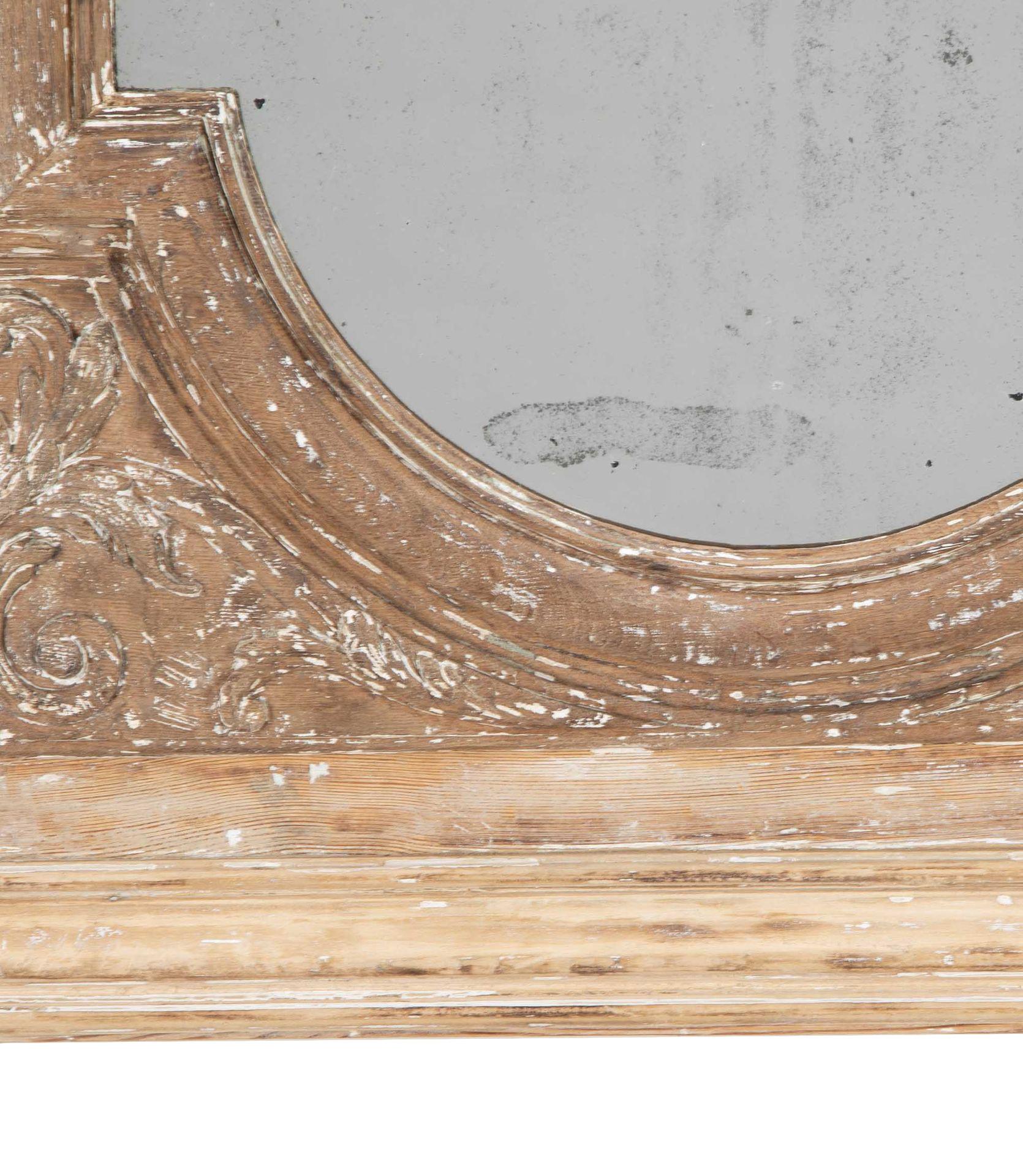 19. Jahrhundert Französisch dekorative Carved Decor Holz Spiegel im Angebot 2