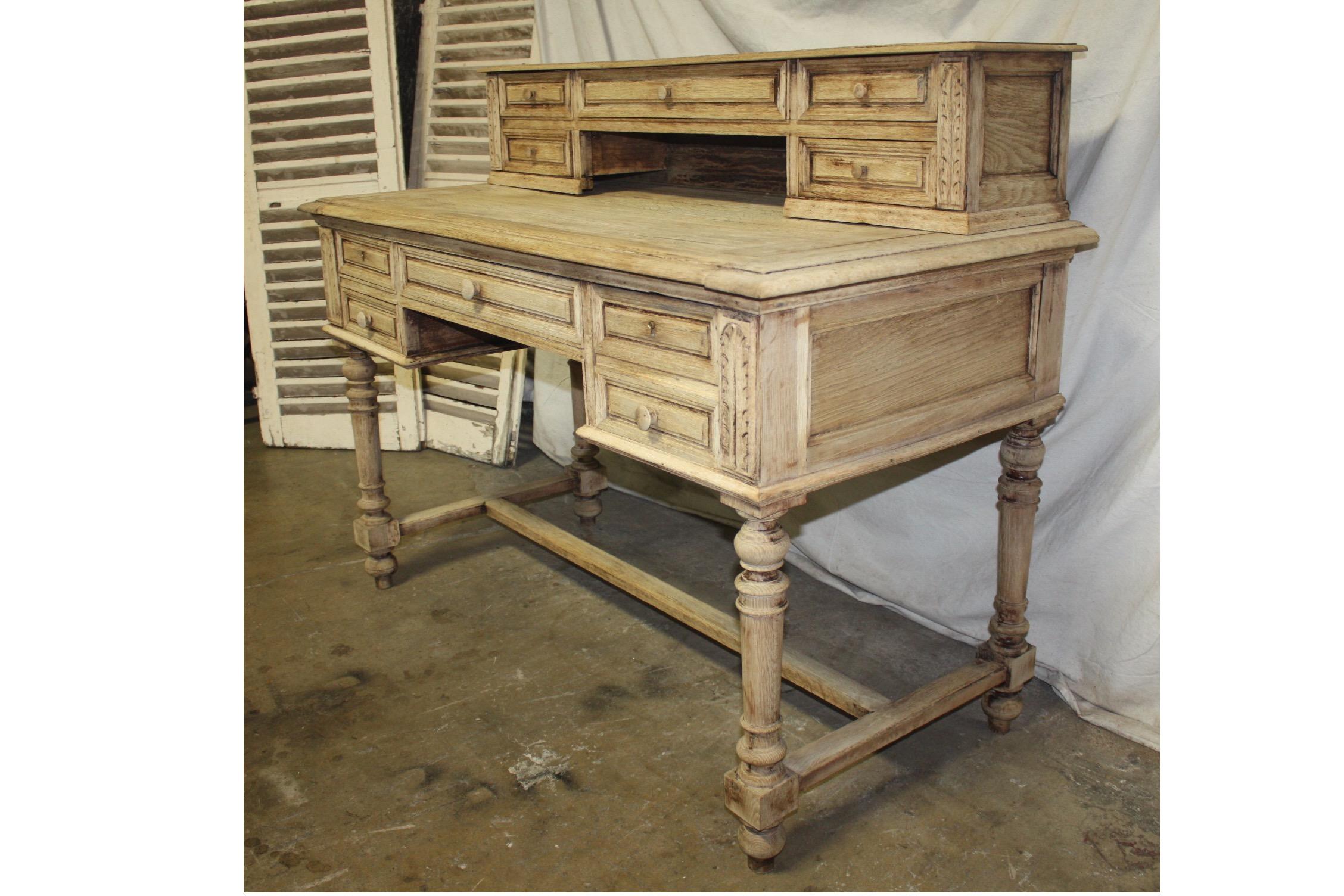 Bleached 19th Century French Desk 