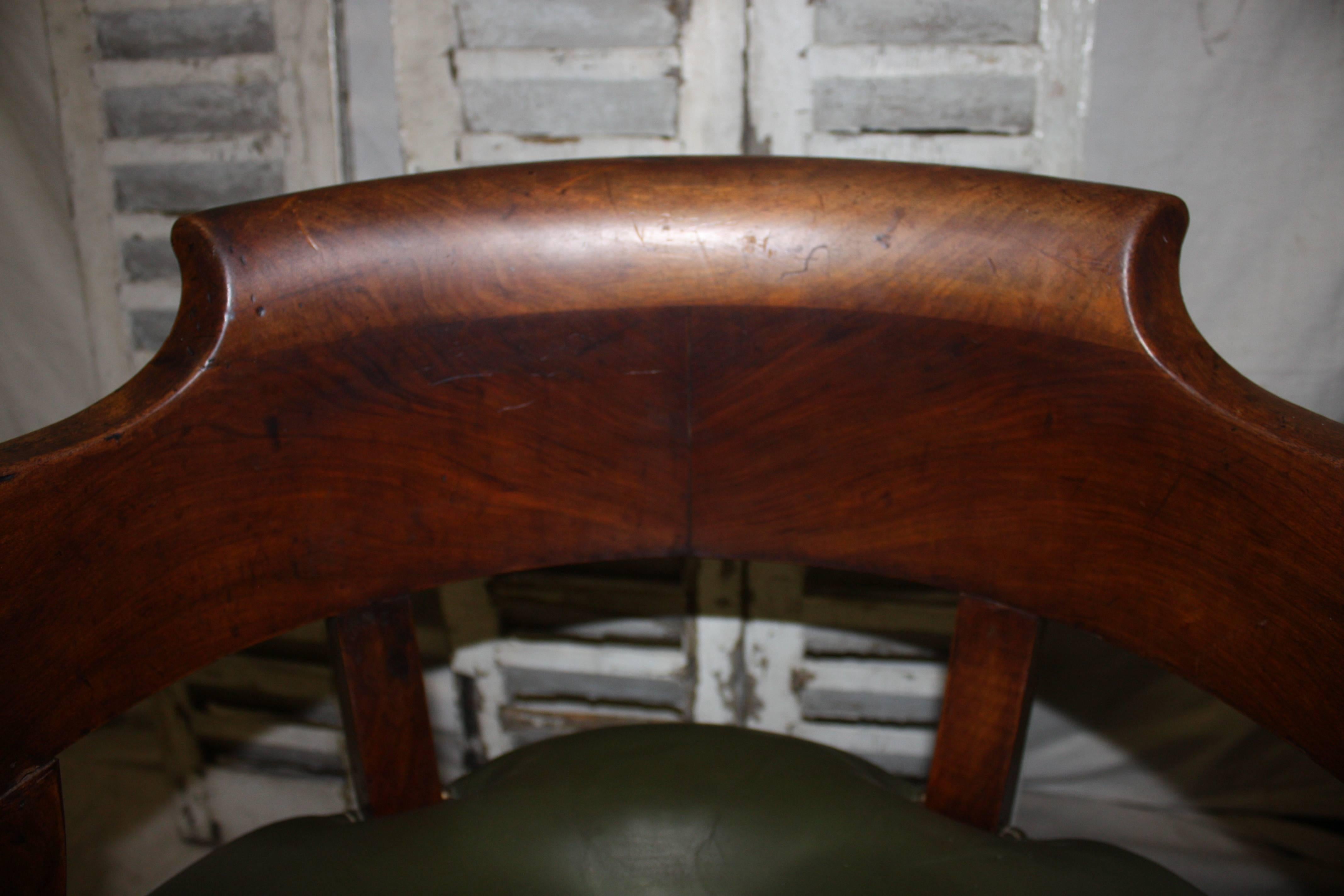 19th Century French Desk Chair In Excellent Condition In Stockbridge, GA