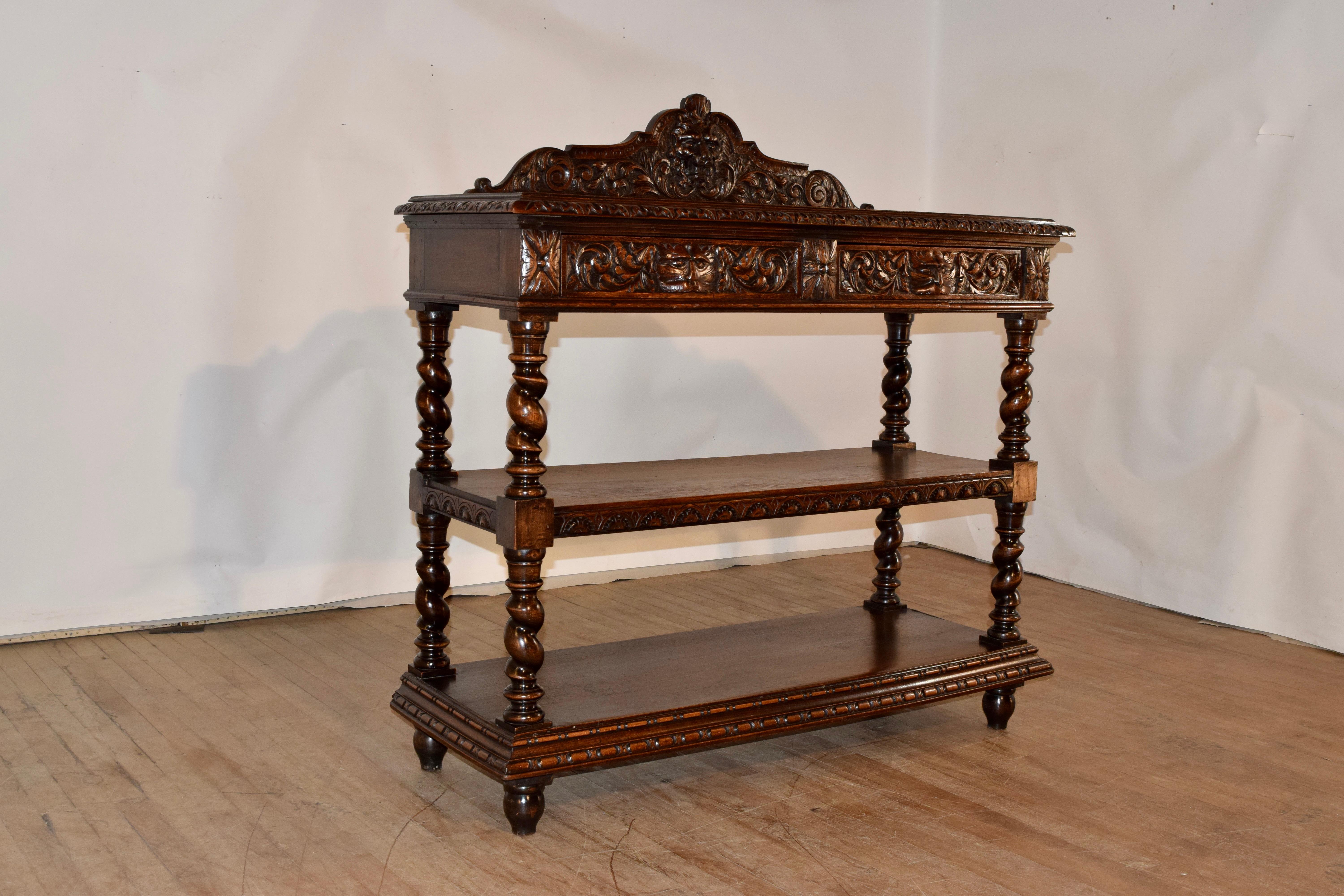 Napoleon III 19th Century French Dessert Buffet For Sale
