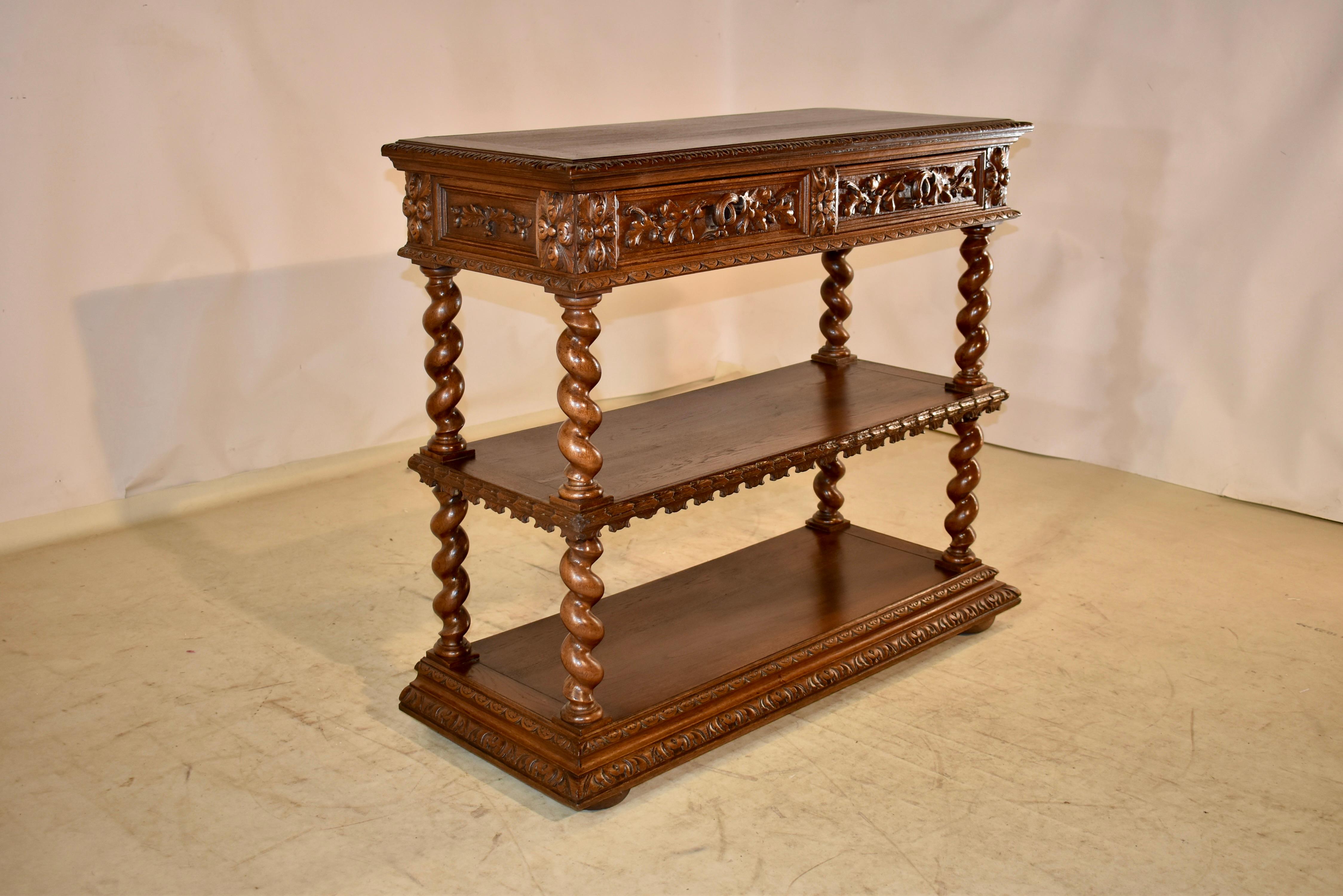 Hand-Carved 19th Century French Dessert Buffet