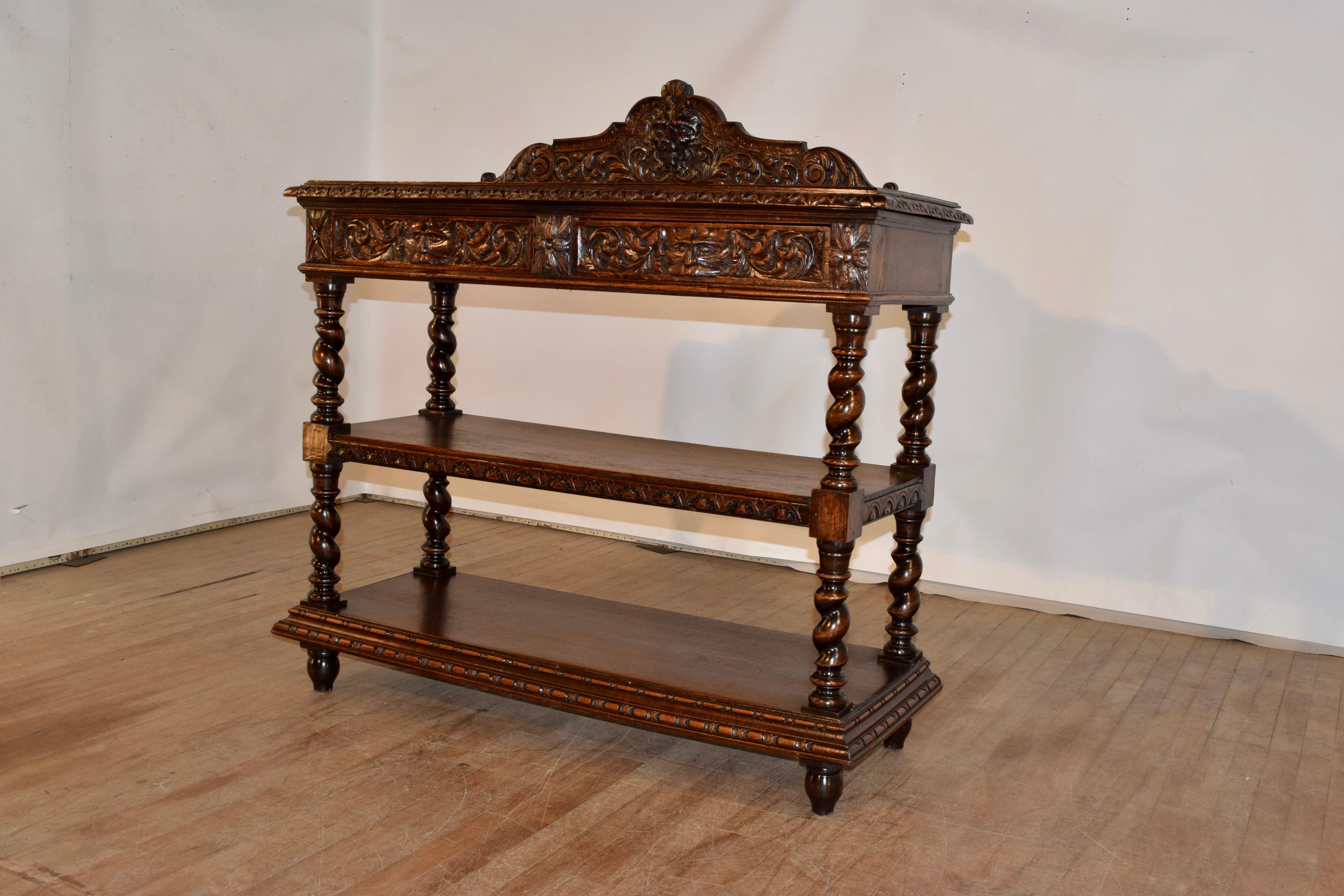 19th Century French Dessert Buffet For Sale 1