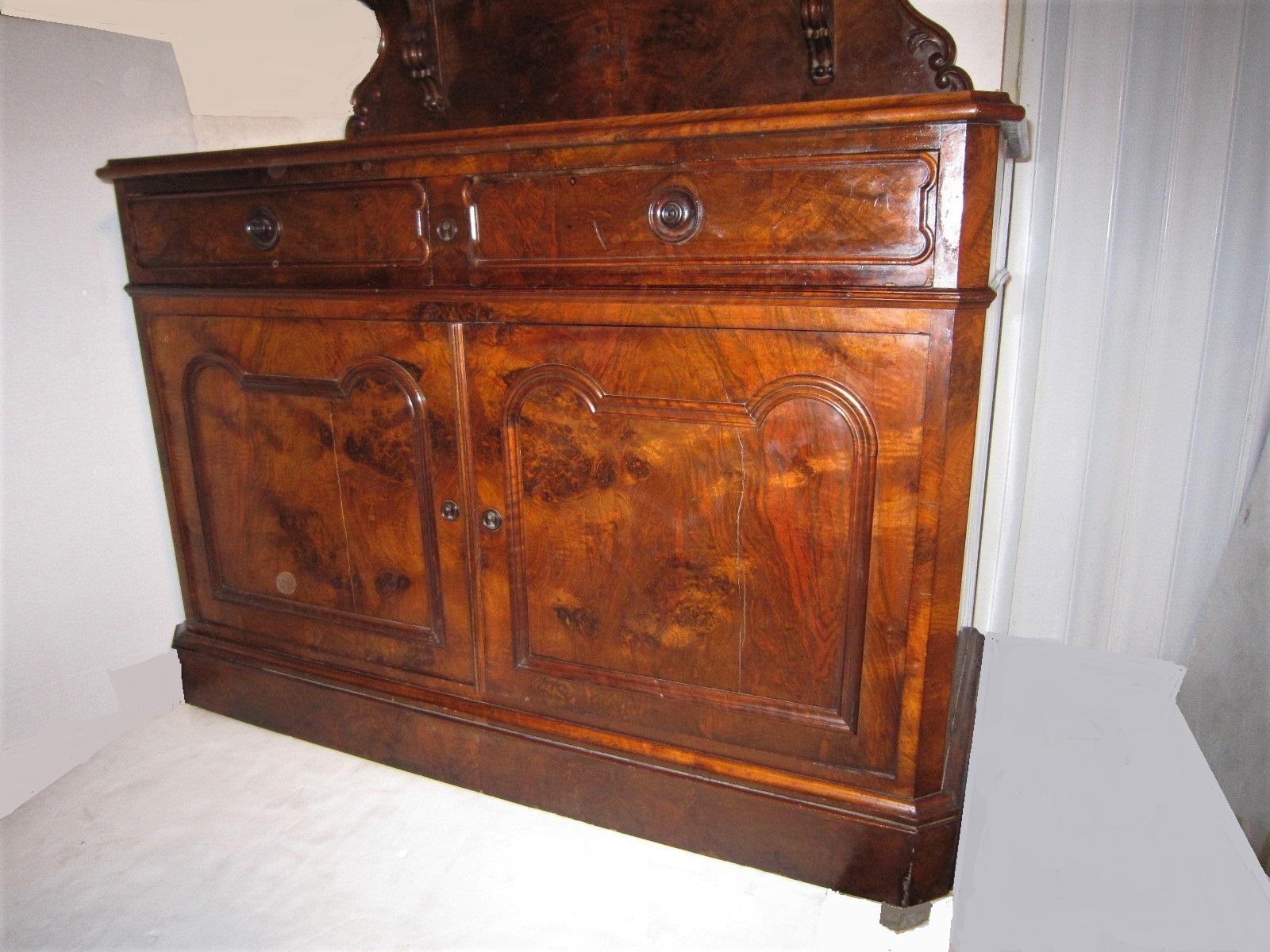 Baroque 19th Century French Dessert Cabinet Server For Sale