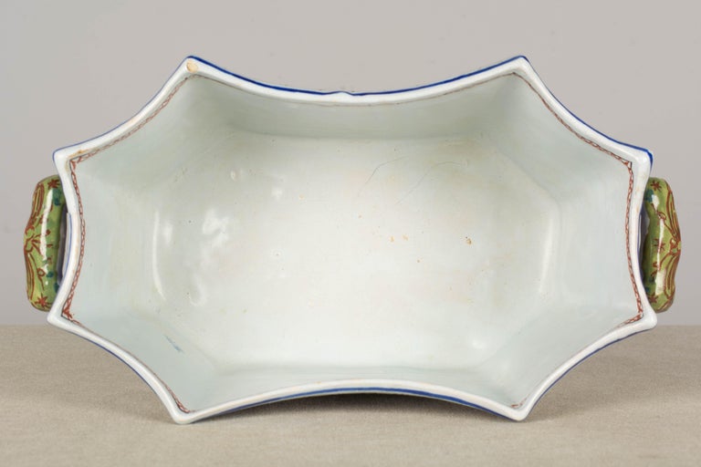 19th Century French Desvres Faience Jardinière For Sale 5