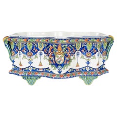 19th Century French Desvres Faience Jardinière