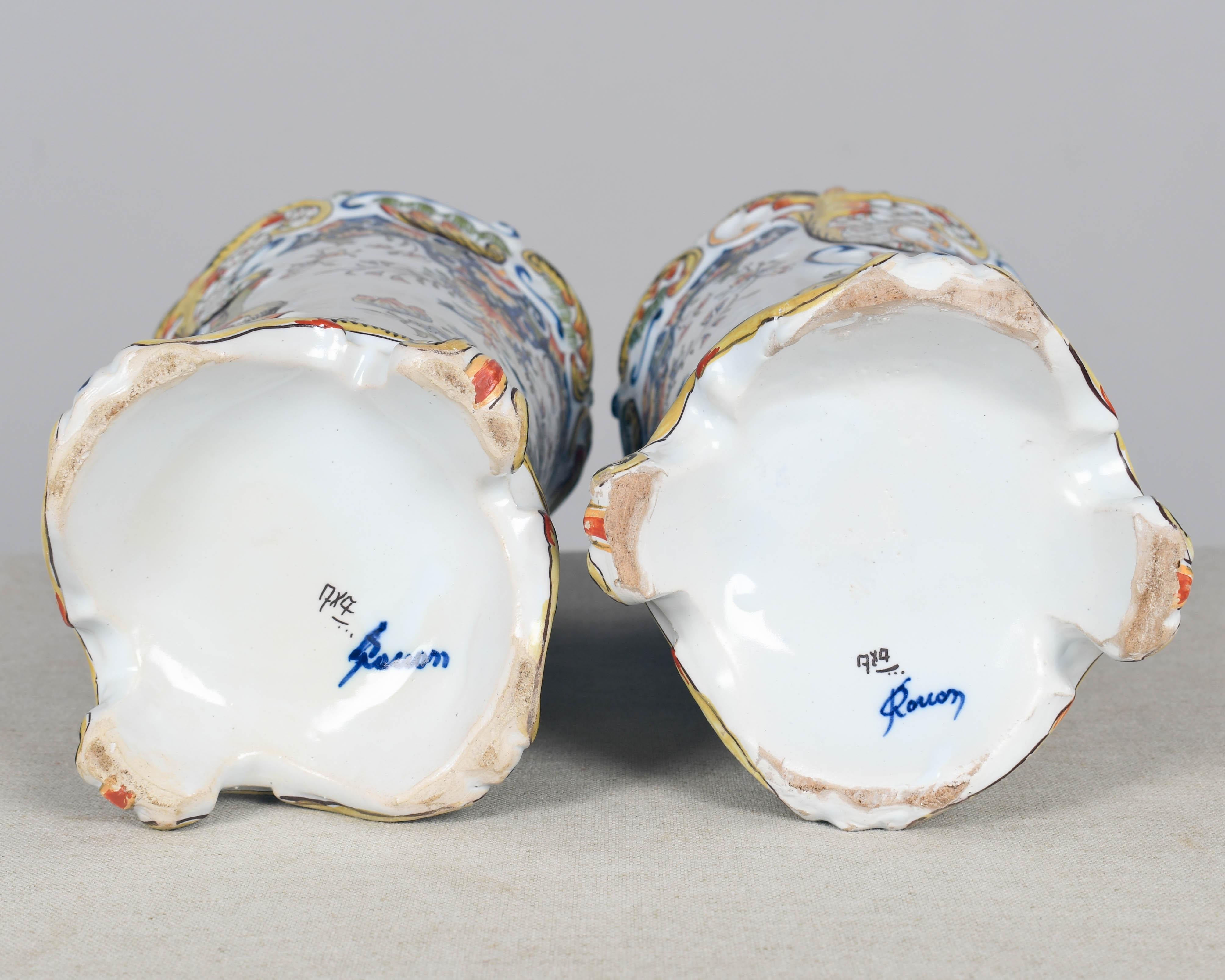 Jardinière e vaso di Desvres Faience francese del XIX secolo in vendita 9
