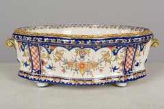 jardinière Desvres française du 19ème siècle