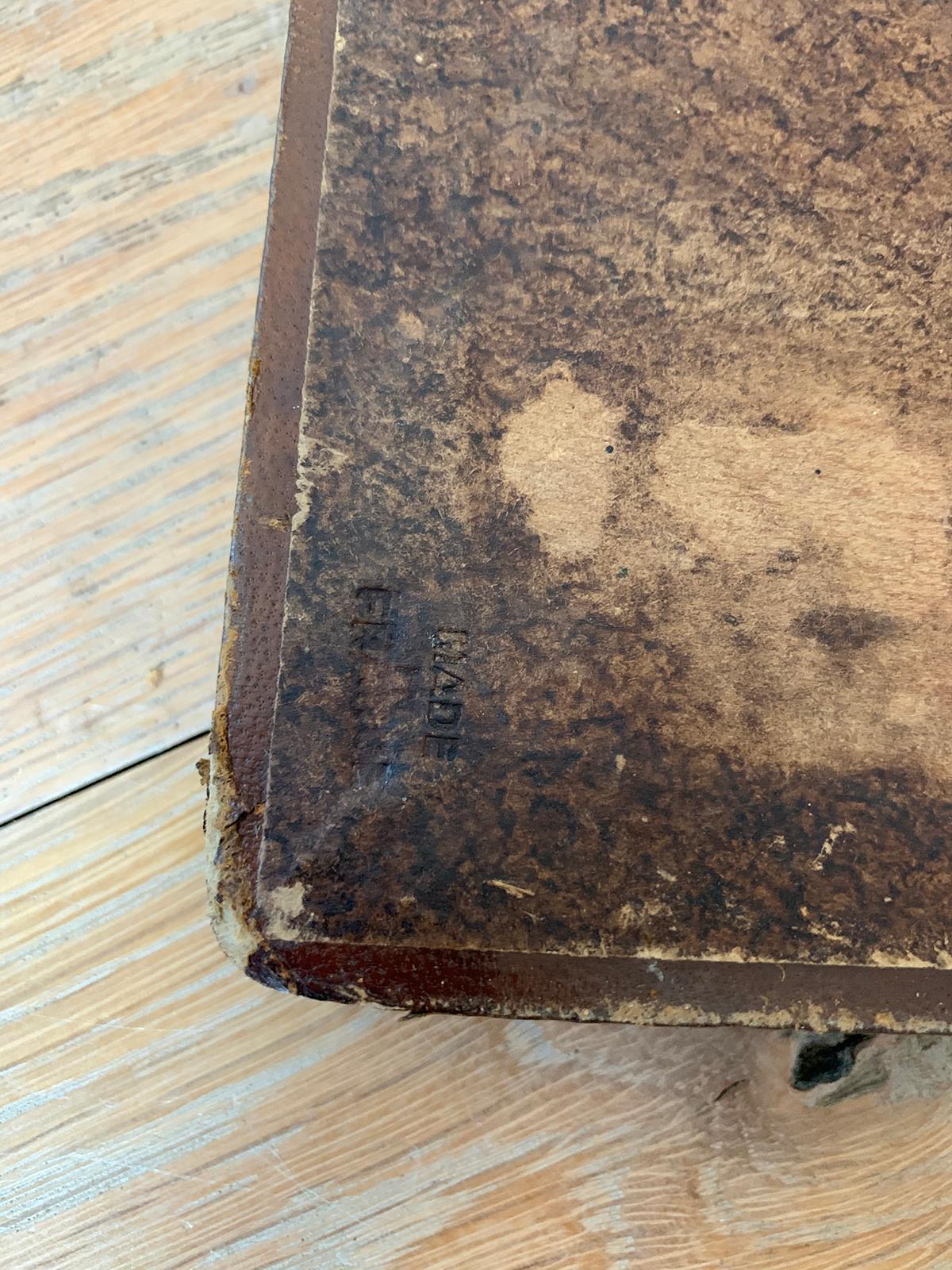 19th Century French Dictionary Cover as Folio 