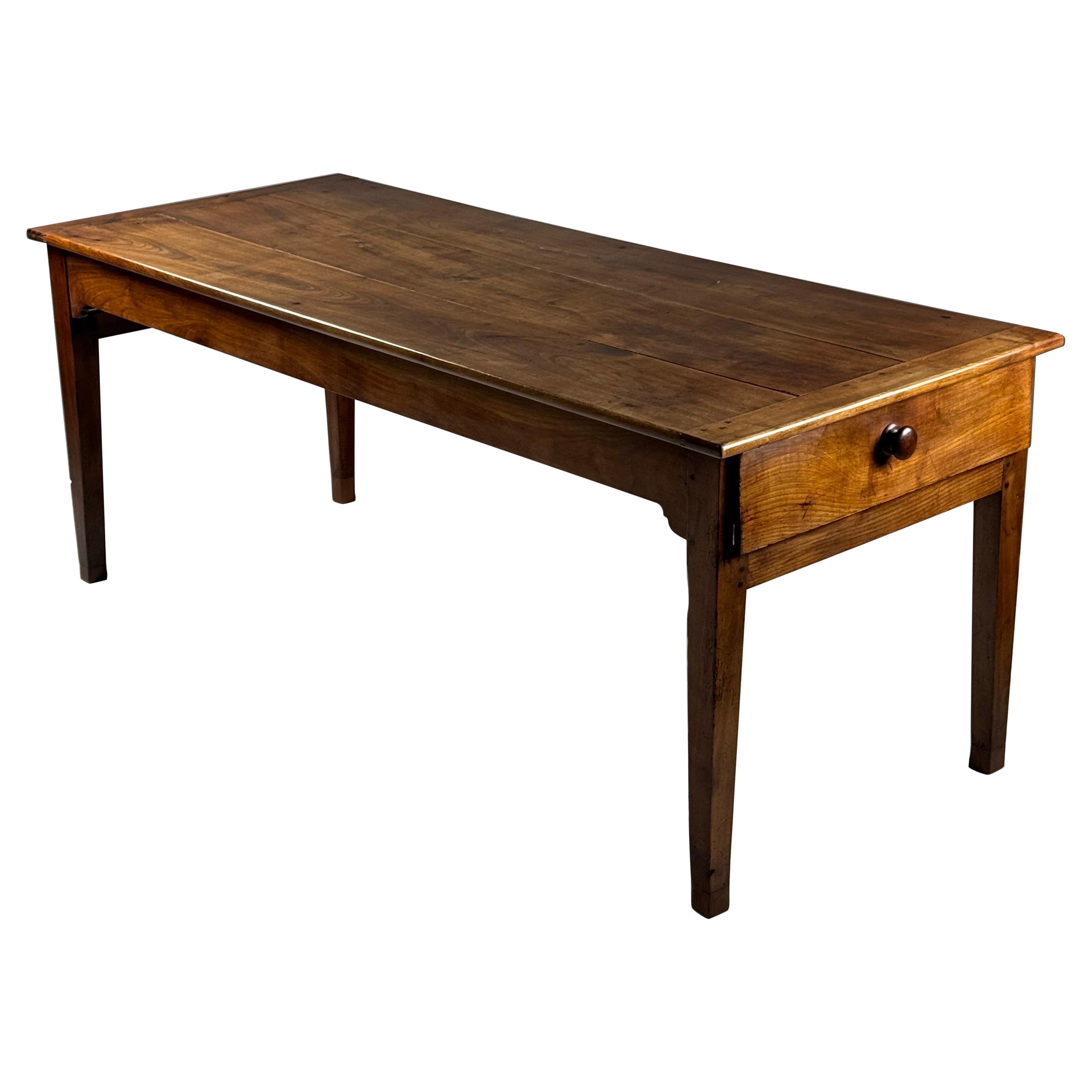 Table de salle à manger française du 19ème siècle 203cm en vente