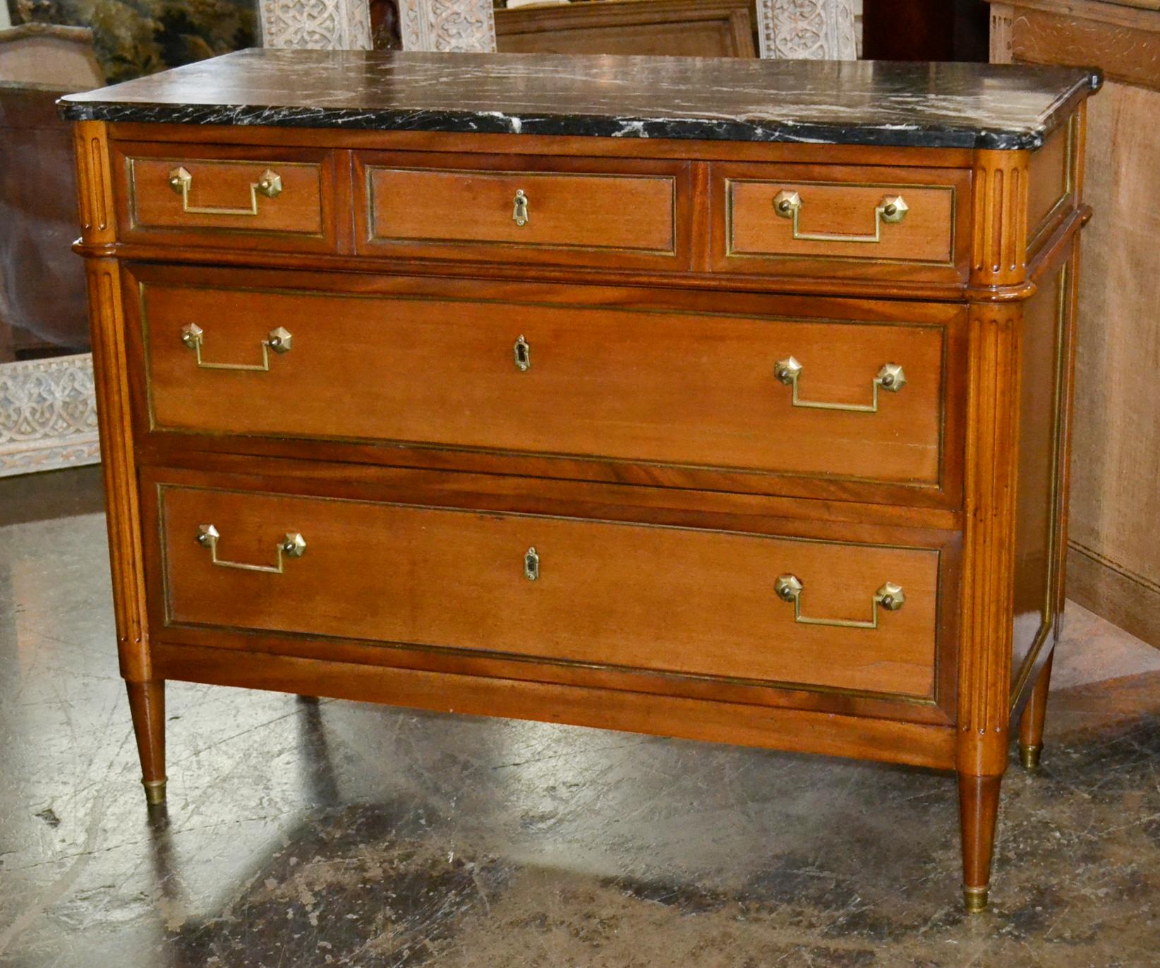 19th Century French Directoire Commode In Good Condition In Dallas, TX