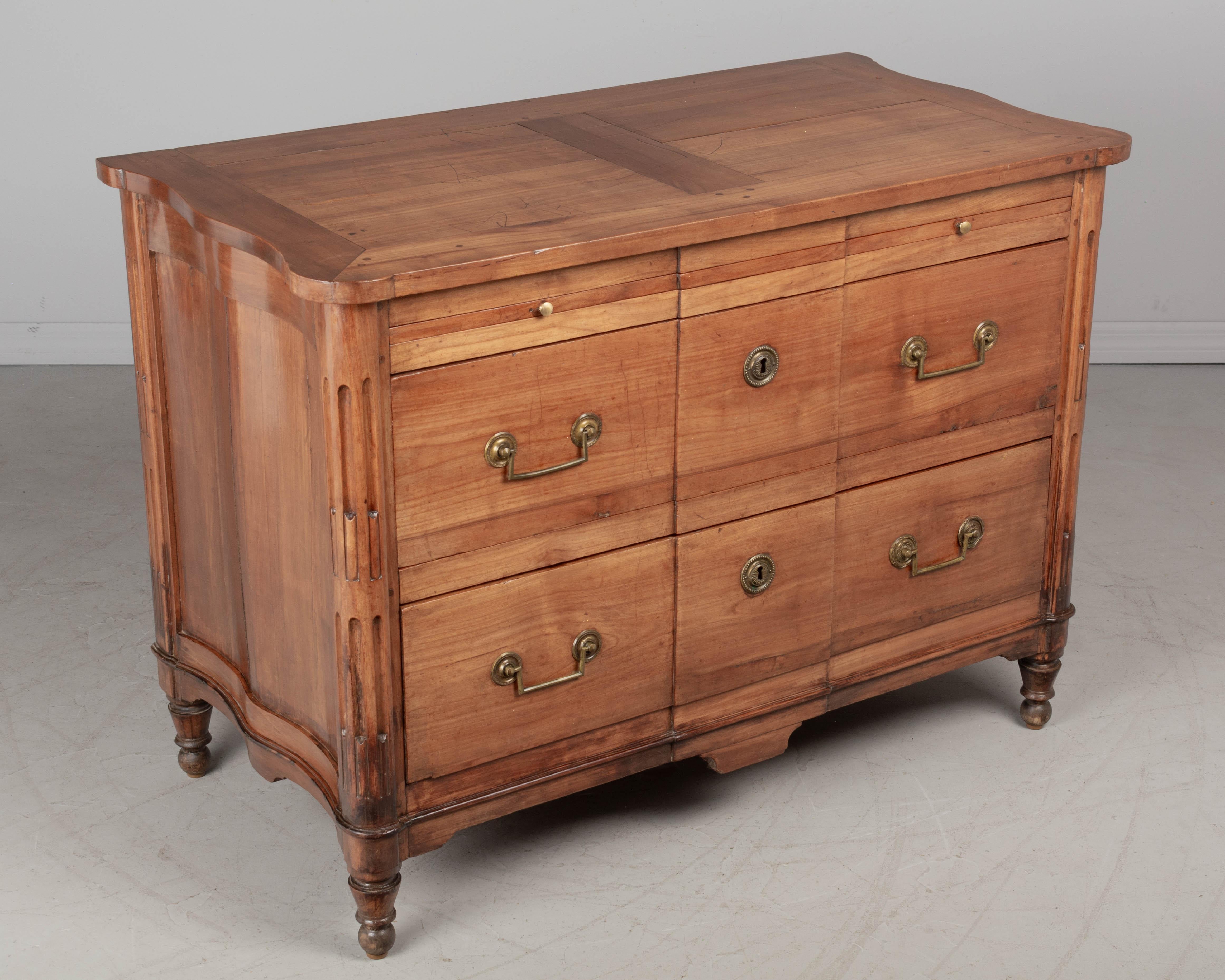 Cast 19th Century French Directoire Commode or Chest of Drawers For Sale