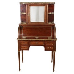 19th Century French Directoire Cylinder Desk from Paris