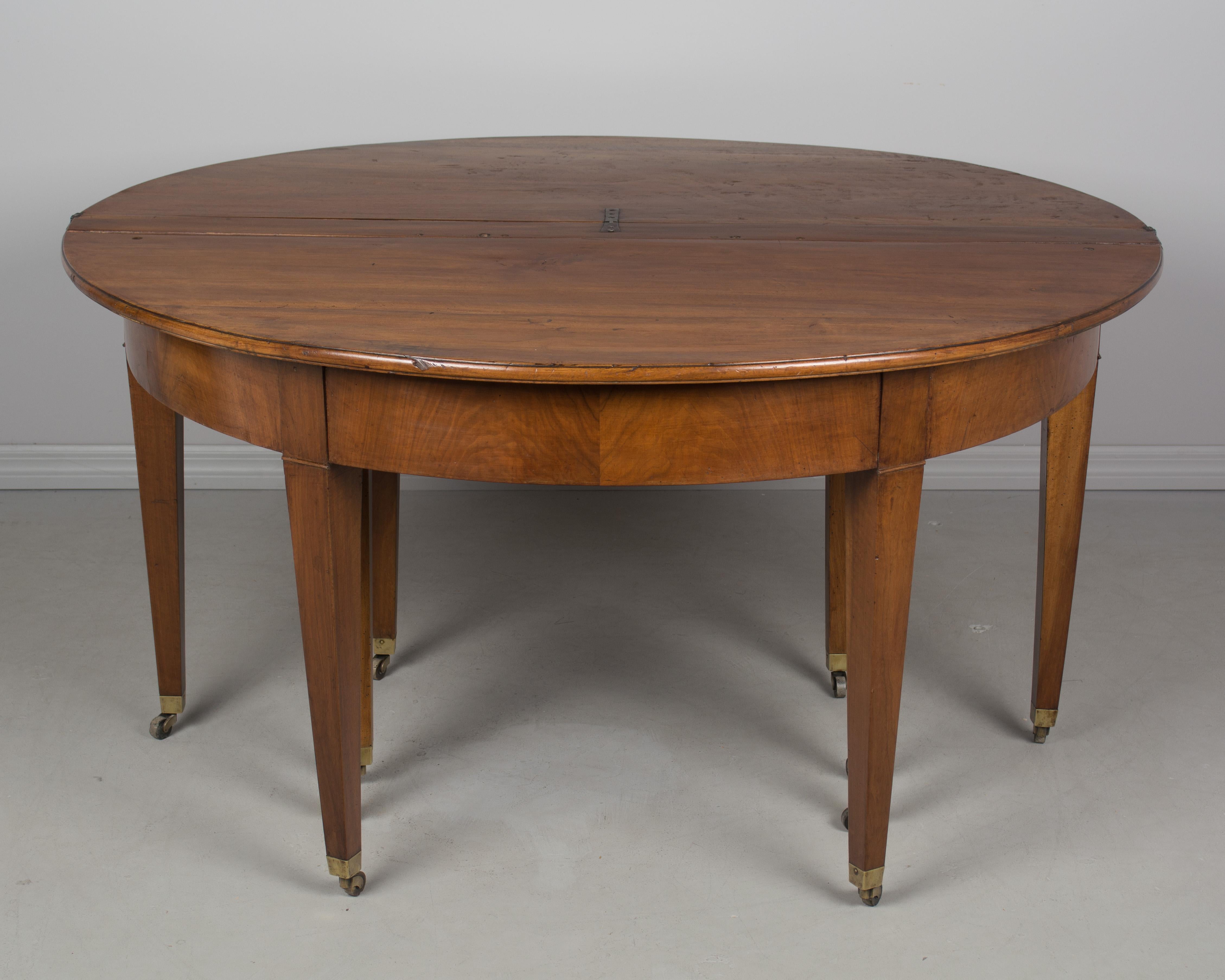 19th Century French Directoire Dining Extension Table 7