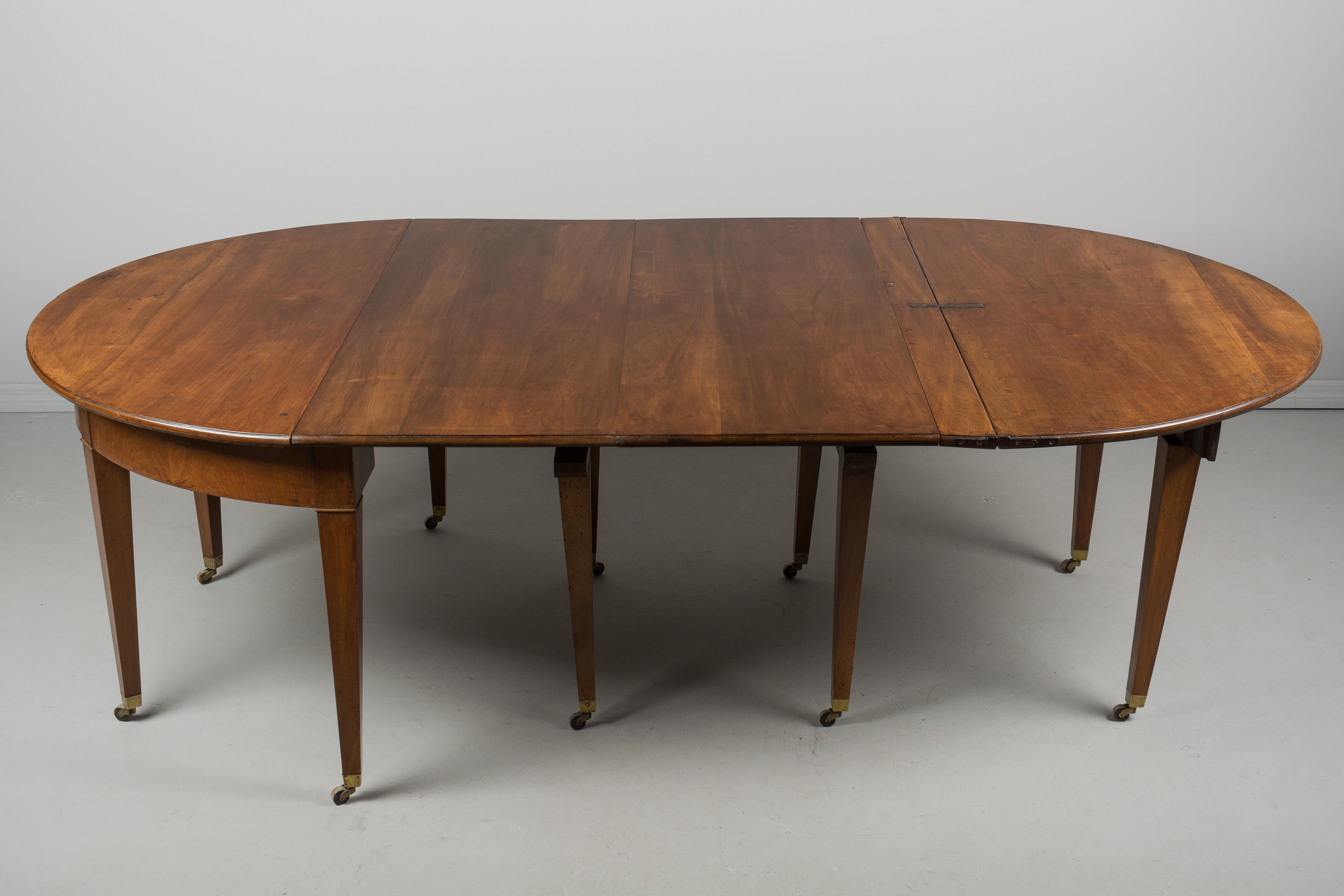 19th Century French Directoire Dining Extension Table 9