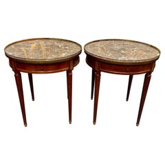 Mesas Boulliotte de caoba del Directoire francés del siglo XIX