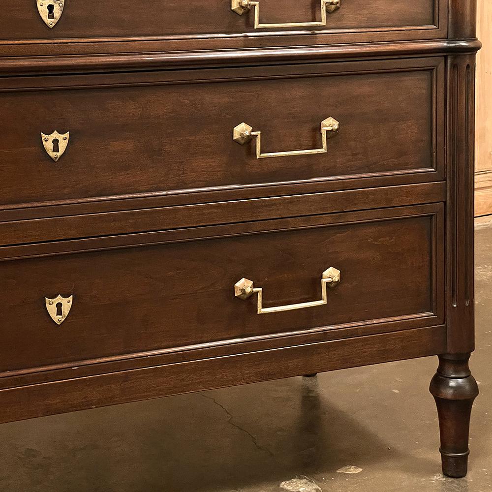 19th Century French Directoire Mahogany Commode For Sale 8