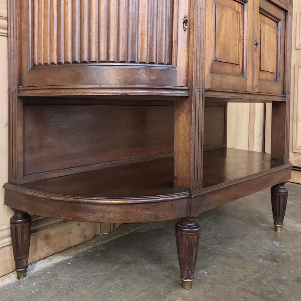 19th Century French Directoire Mahogany Marble Top Buffet 4