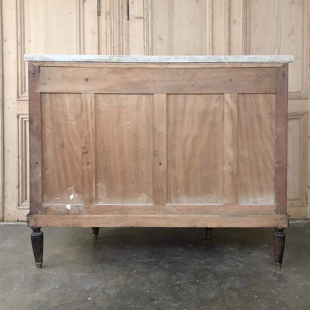 19th Century French Directoire Mahogany Marble Top Buffet 6