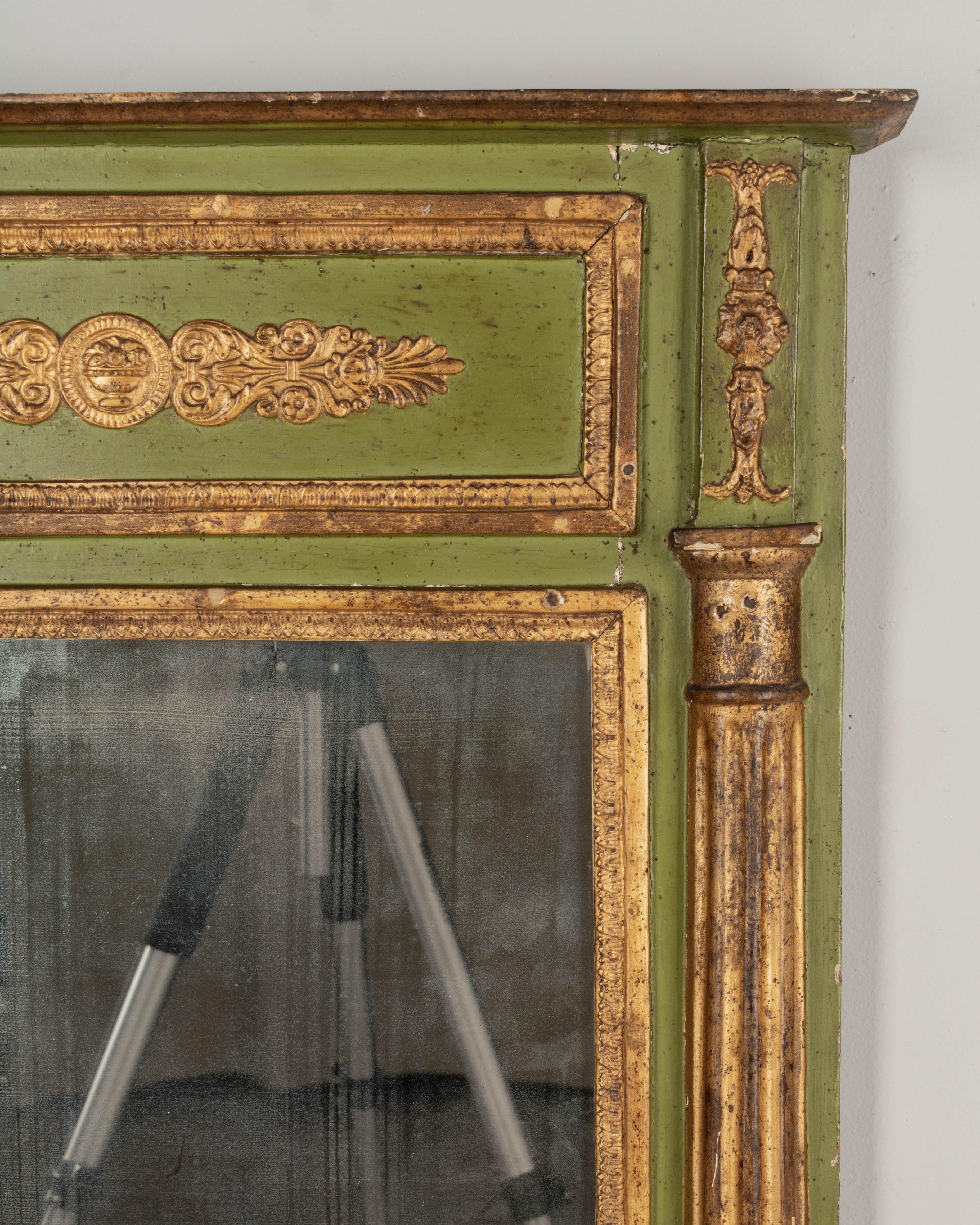 19th Century, French, Directoire Parcel Gilt Mirror For Sale 3