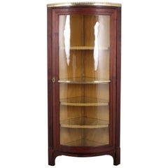 19th Century French Directoire-Style Corner Cabinet