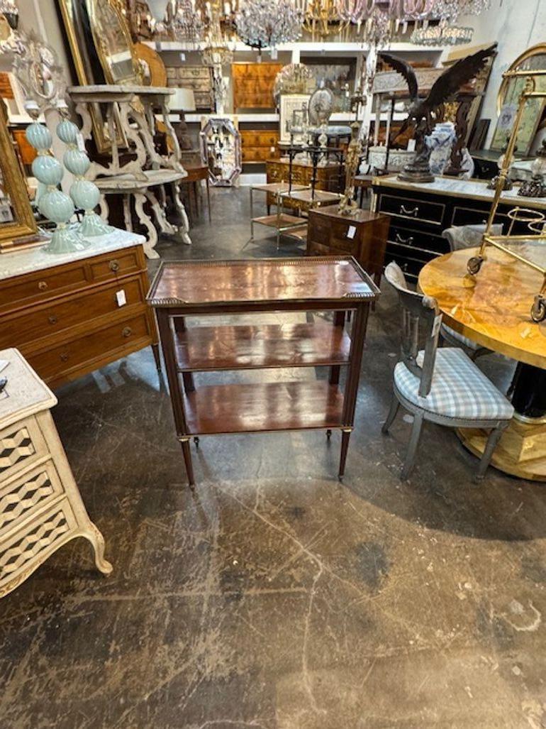 19th Century French Directoire Style Etagere In Good Condition In Dallas, TX