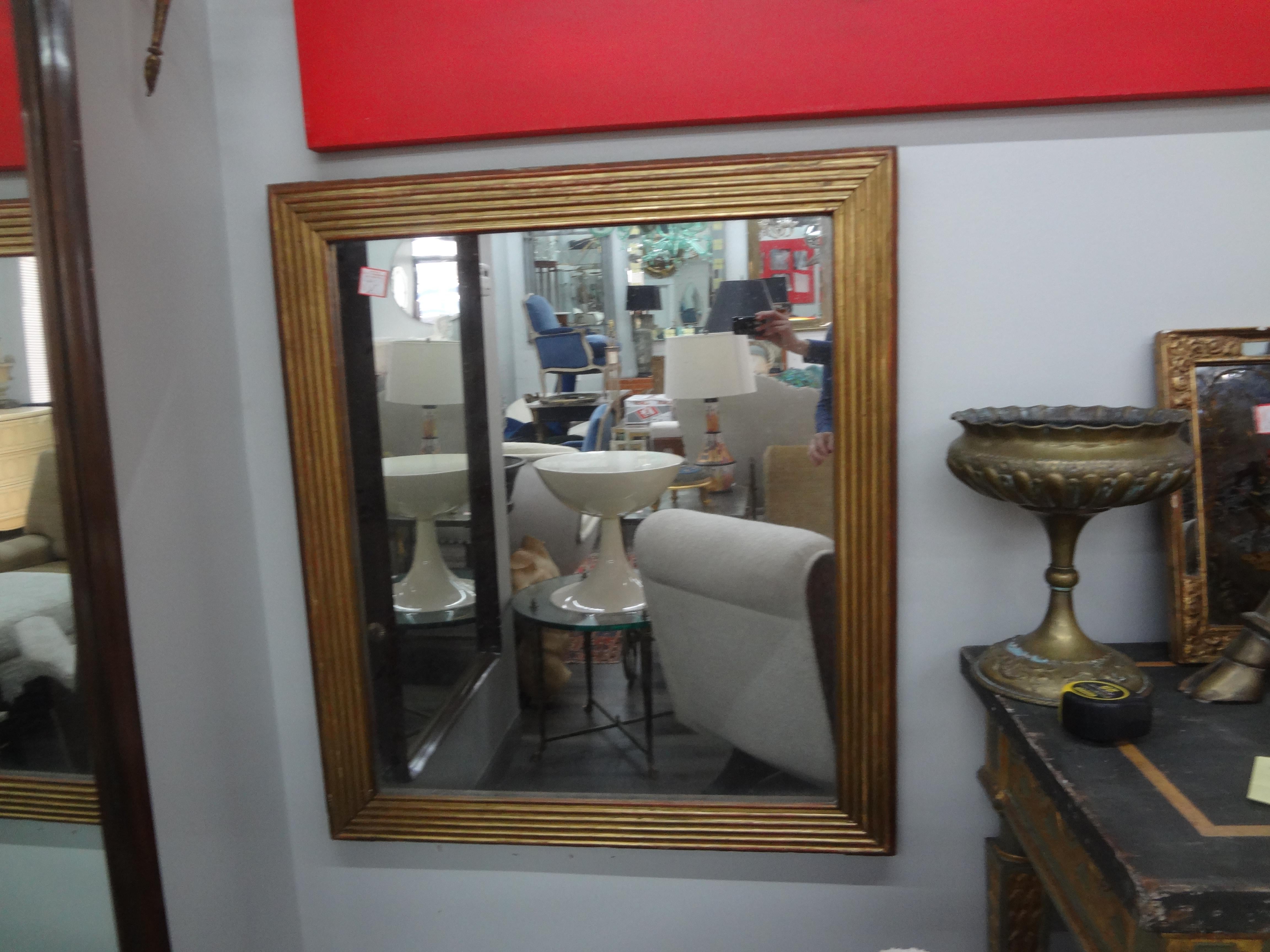 19th Century French Directoire Style Giltwood Mirror For Sale 4