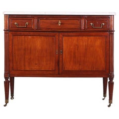 19th Century French Directoire Style Mahogany Buffet Cabinet Credenza