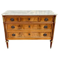 19th Century French Directoire Style Mahogany Commode