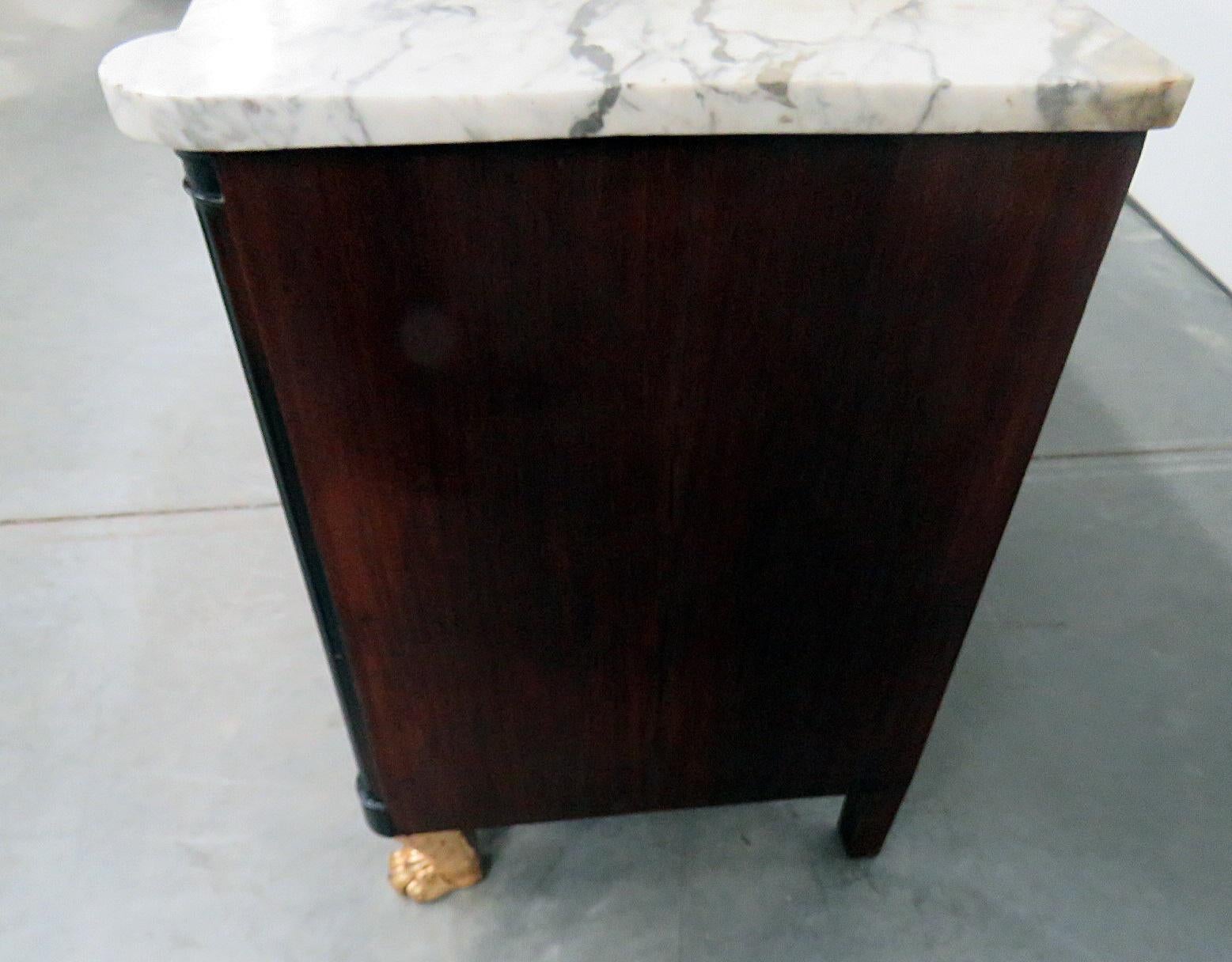 19th Century French Directoire Style Marble-Top Commode 1