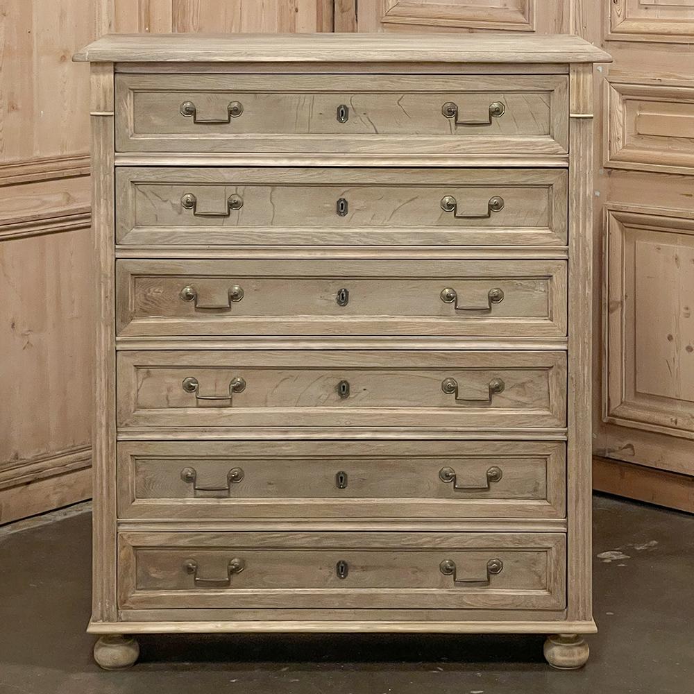 Hand-Crafted 19th Century French Directoire Style Stripped Chiffoniere For Sale