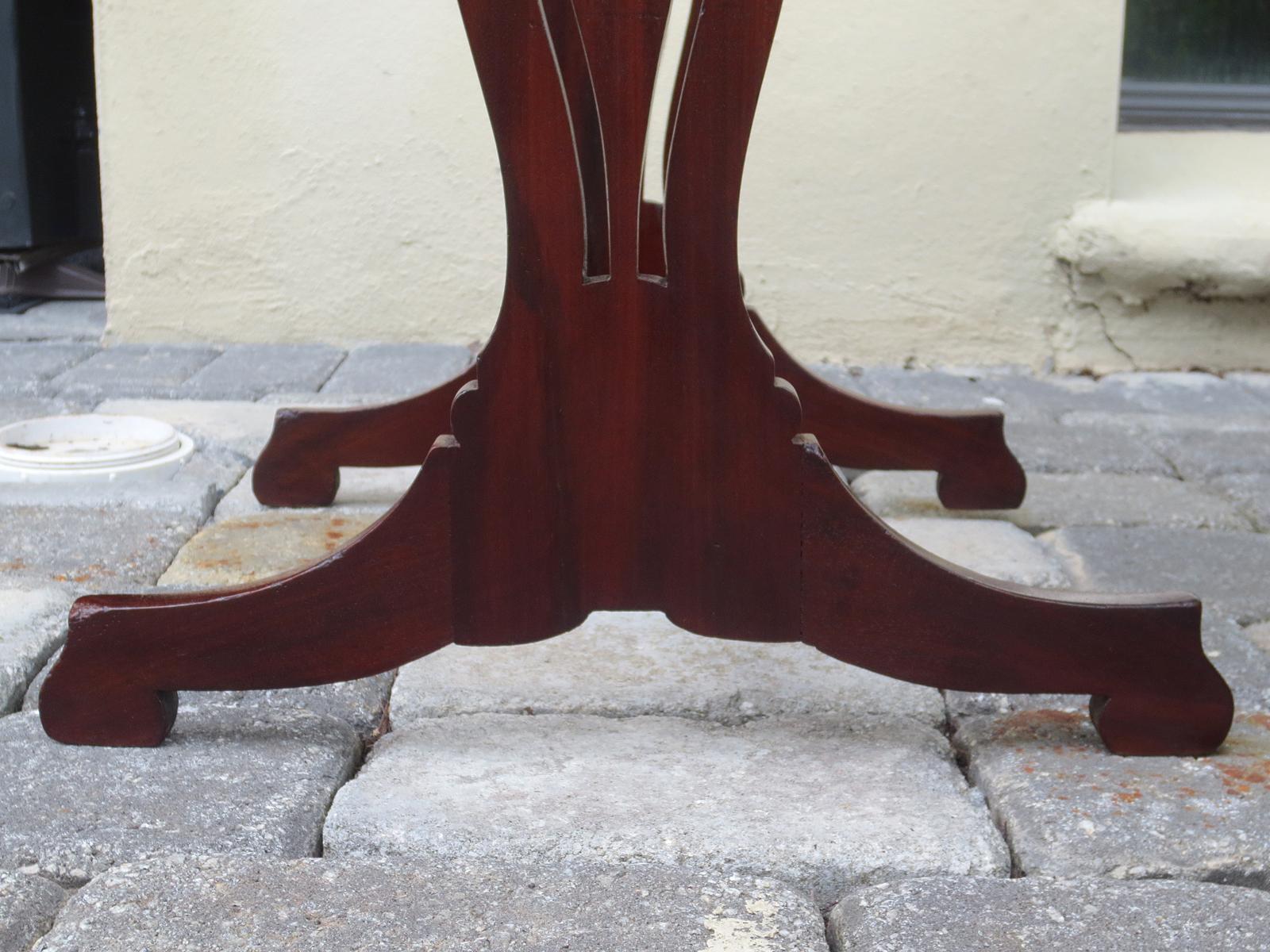 19th Century French Directoire Wood Side Table with Drawer For Sale 5