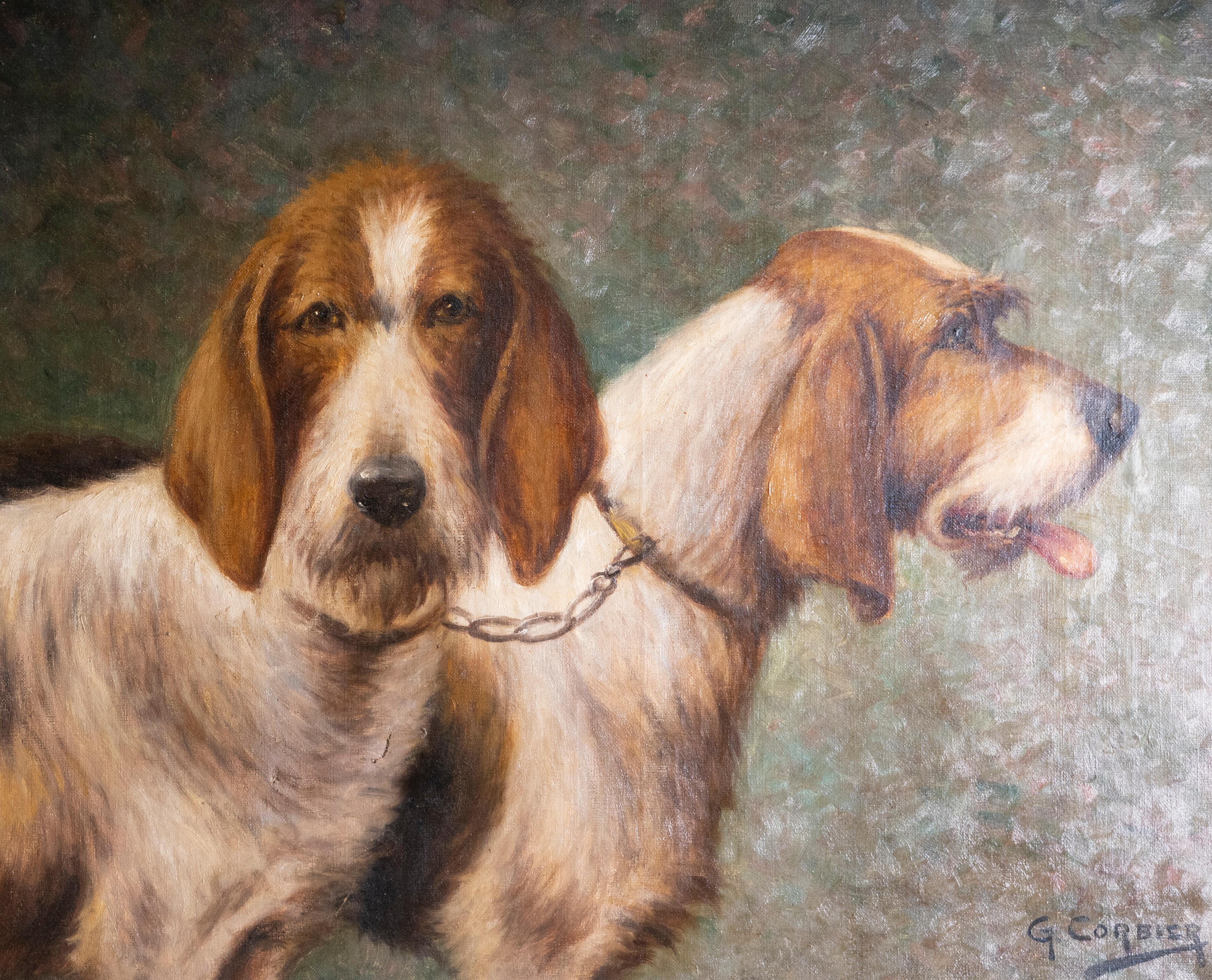 19th Century French Dog Painting For Sale 2
